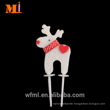 Direct Manufacturer Deer Shape Non-woven Christmas Cake Decorations Topper For Sale